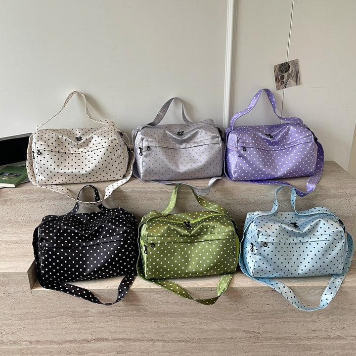 Stylish Polka Dot Travel Duffle Bag Kalsten