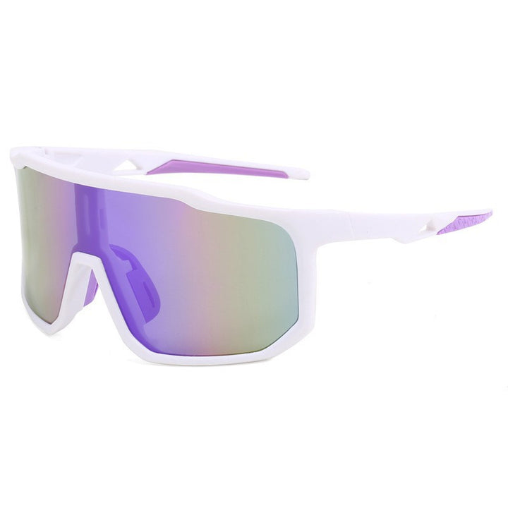 Ladies sporty racing sunglasses with wide field of view and modern mirrored lenses Kalsten