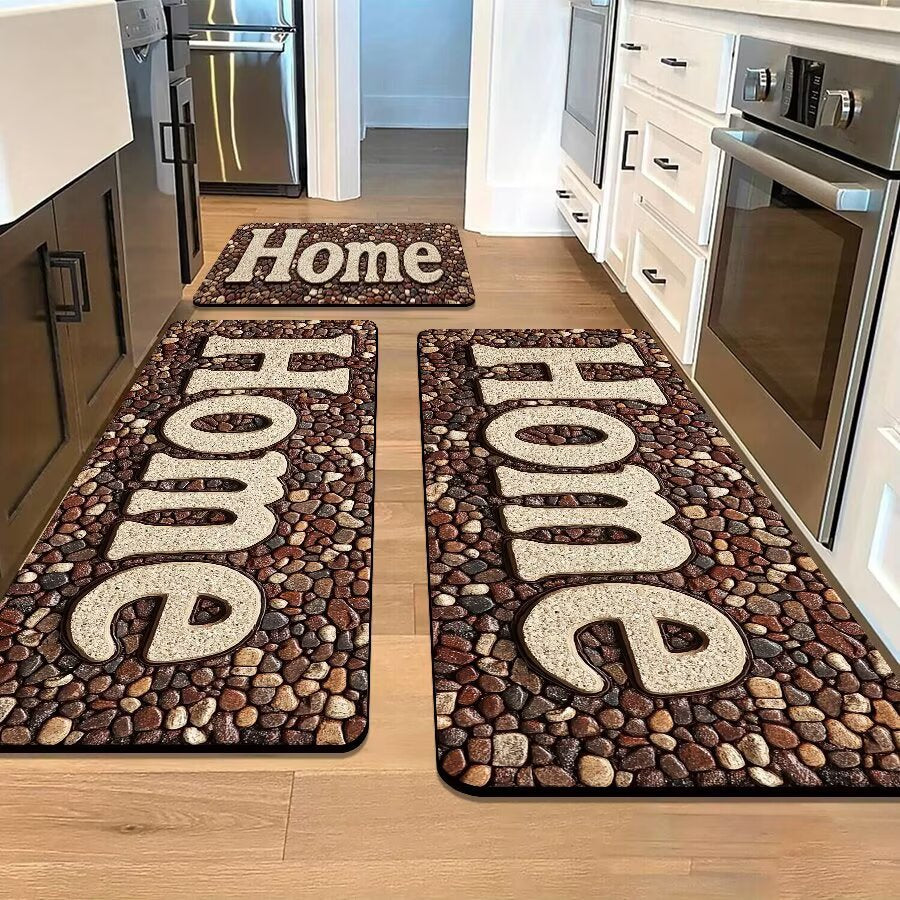 Stone-Inspired Decorative Area Mat Kalsten