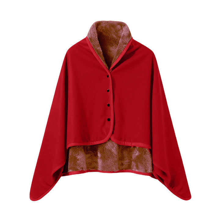 Ladies Elegant Snuggle Blanket with Collar Kalsten