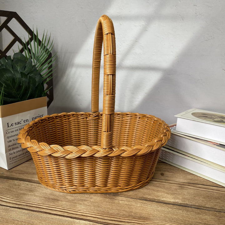 Ladies elegant braided shopping basket Kalsten
