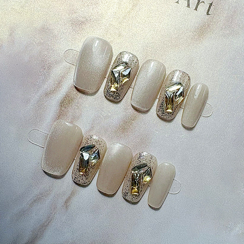 Premium French Tip Press-On Nails Kalsten
