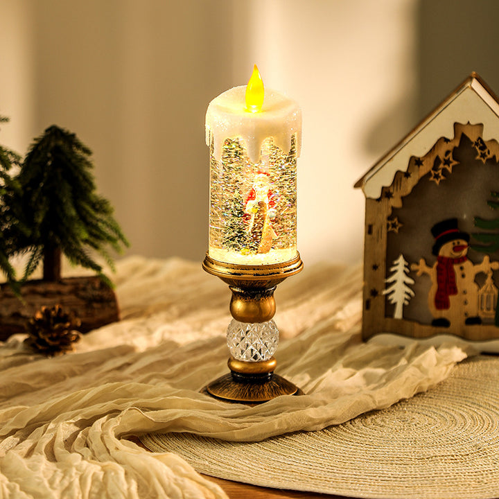 Christmas decoration lantern with snow globe Kalsten