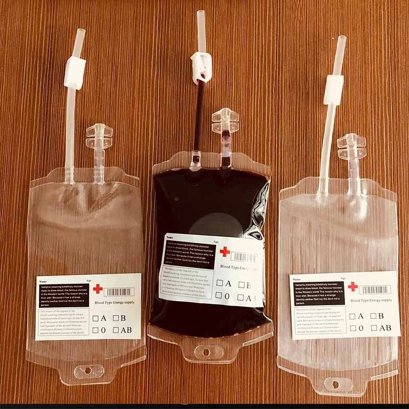 Realistic Blood Bag Prop Kalsten