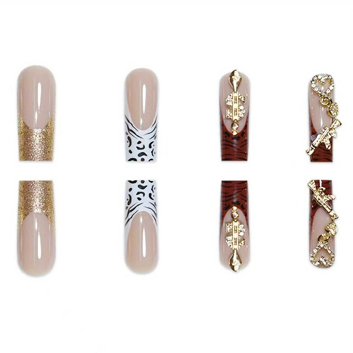 Luxury 3D Art Nail Extensions Kalsten