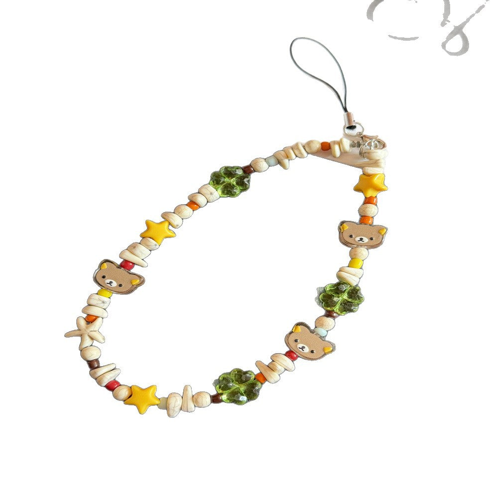 Fun-Themed Beaded Keychain Holder Kalsten