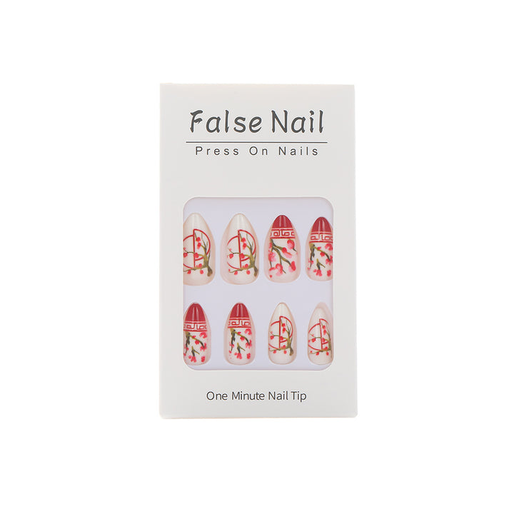 Artificial nails with floral accents Kalsten