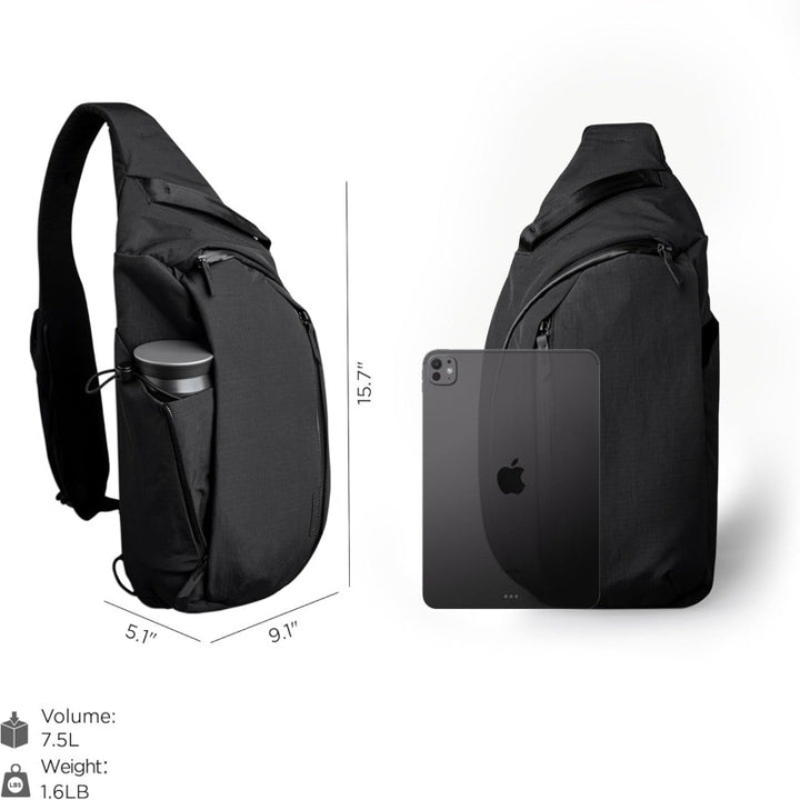 Practical sling bag with special compartments Kalsten