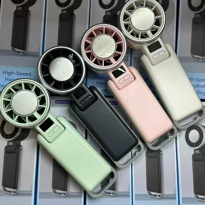 Ladies Portable High-Performance Mini Fan with LCD Display Kalsten