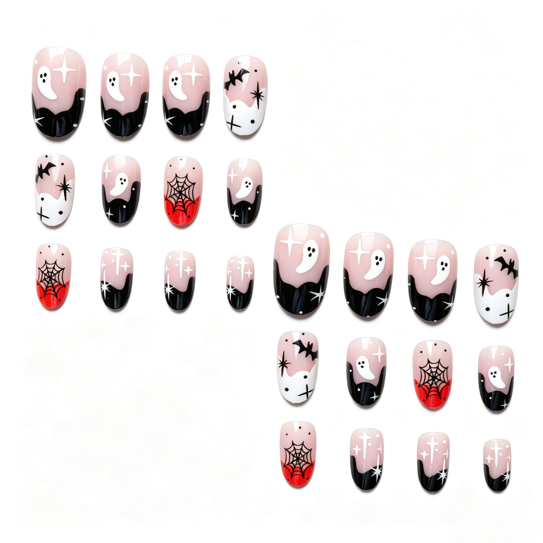 Halloween-Themed Artistic Nail Design Set