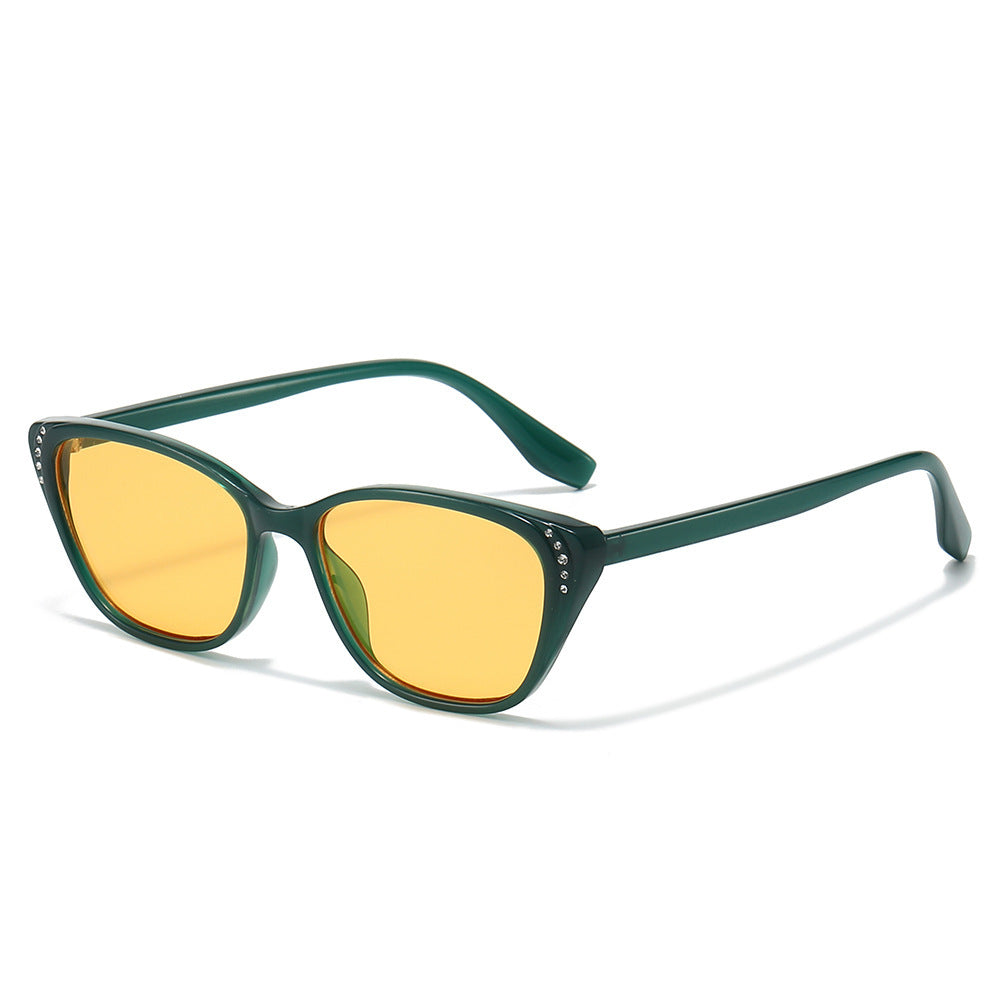 Statement Cat-Eye Sunglasses with Rhinestone Accents Kalsten