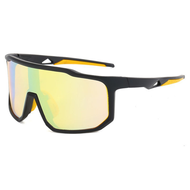 Ladies sporty racing sunglasses with wide field of view and modern mirrored lenses Kalsten