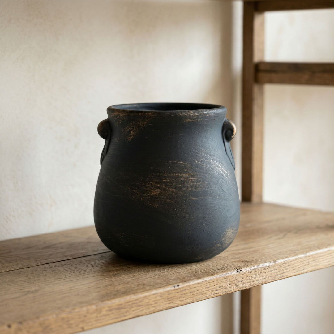Handcrafted ceramic flower pot Kalsten