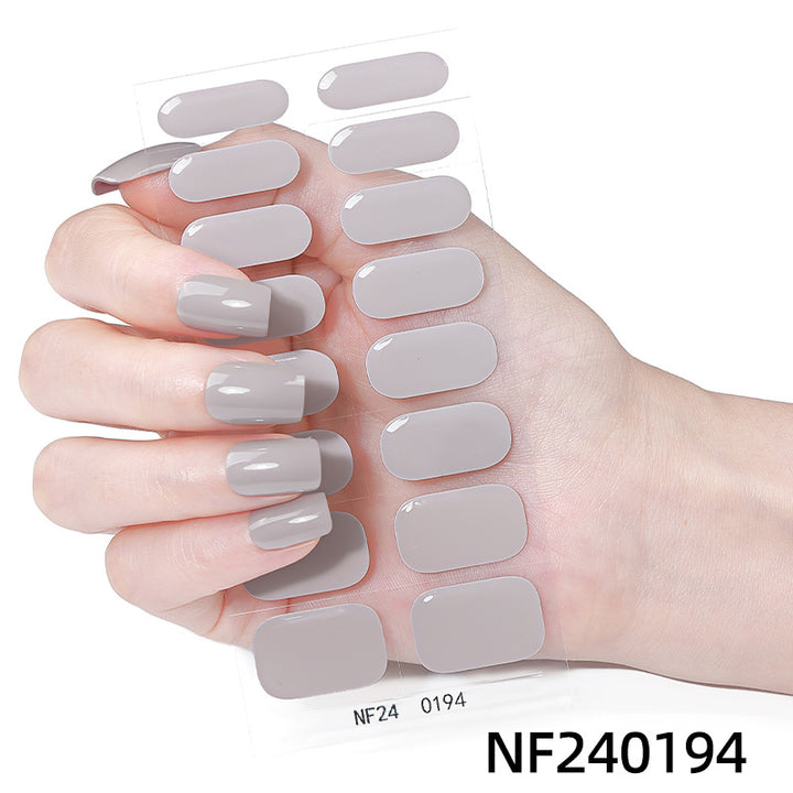 Glossy Finish Gel Nail Wraps