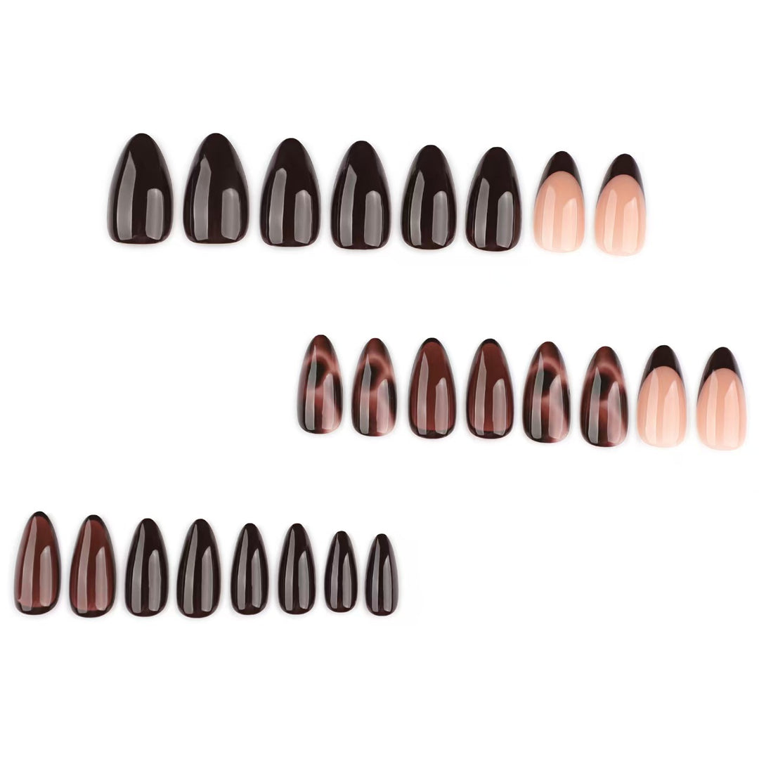 Stiletto Press-On Nails with Chic Leopard Print and Glossy Finish Kalsten