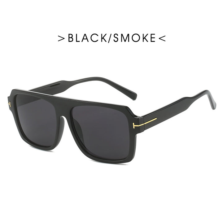 Women's square sunglasses with stylish, transparent frame Kalsten