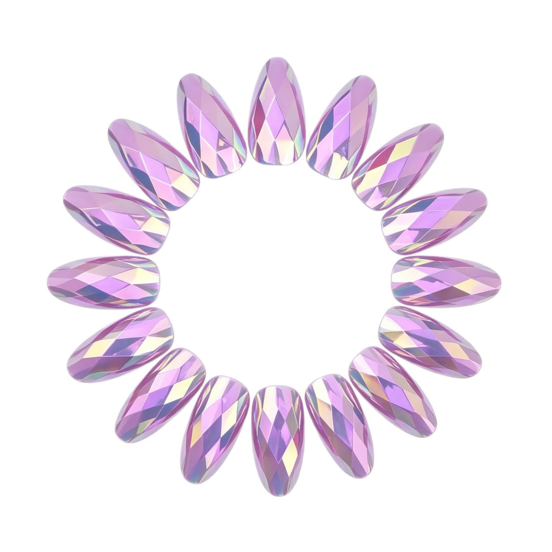 3D Geometric Pattern Nail Art Enhancements Kalsten