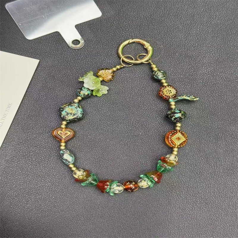 Decorative Beaded Charm Keychain Kalsten 1790135326