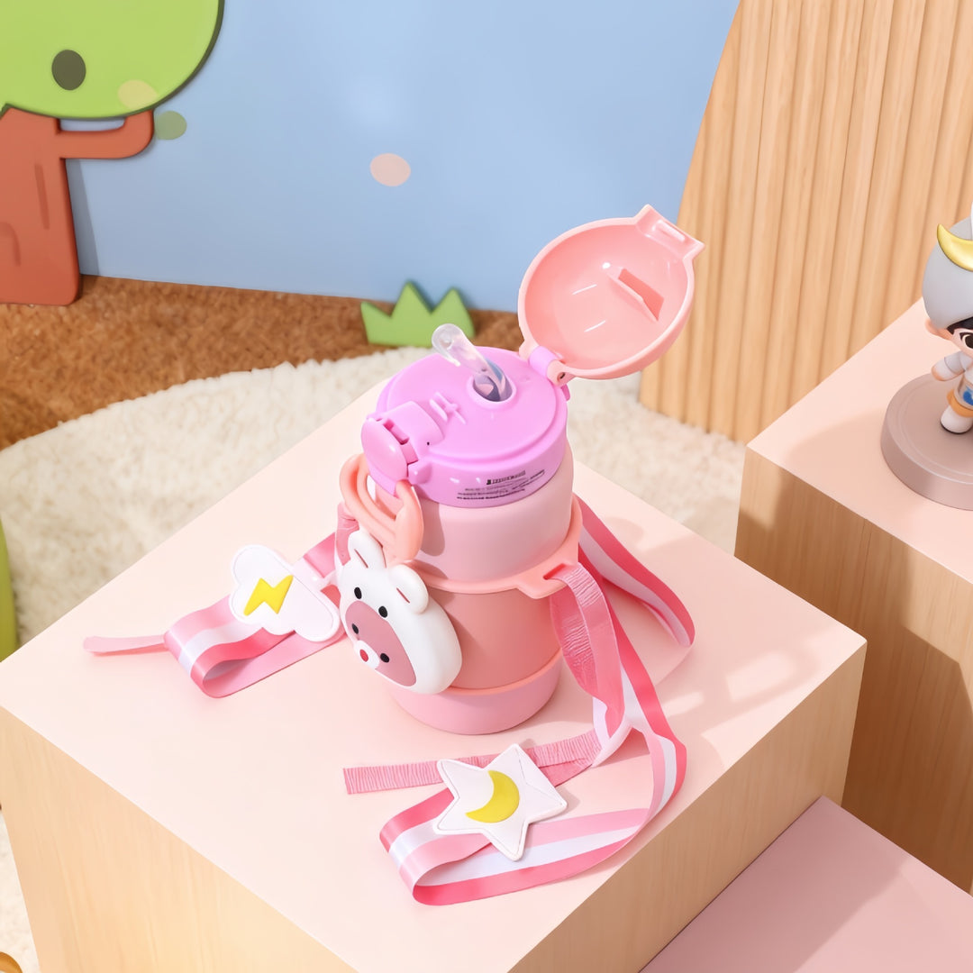 Women Insulated Water Bottle with Cute Rabbit Design Kalsten