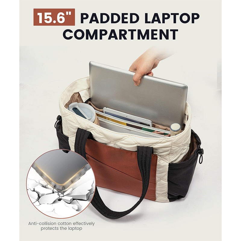 Elegant shopping bag with practical multiple compartments Kalsten