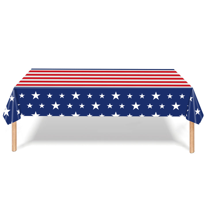 Unisex nan robust disposable paper plates with USA flag design and grease-resistant coating Kalsten