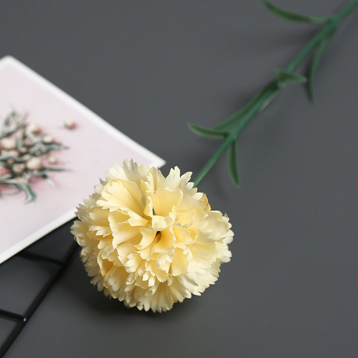 Realistic Silk Carnation Stem