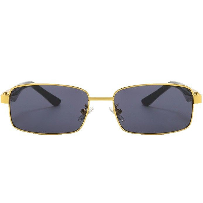 Women's corrective glasses with elegant gold-colored frame and stylish design Kalsten