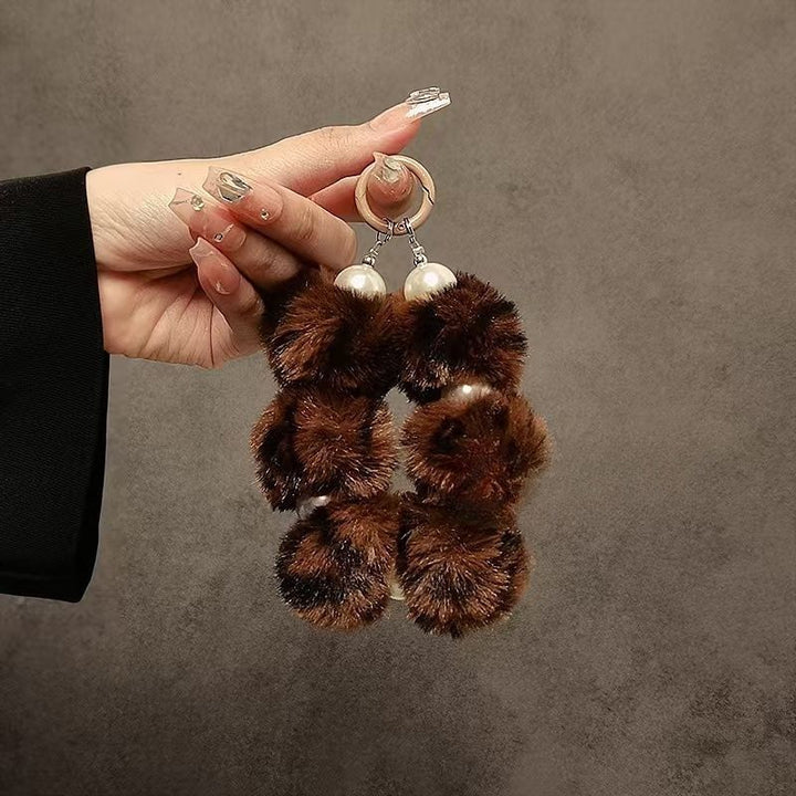 Decorative Fur Pom Pom Keychain Kalsten