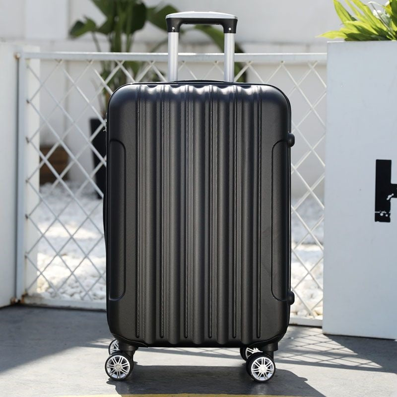 Hard shell suitcase with 360-degree wheel system and integrated safety feature Kalsten