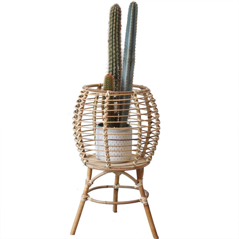 Handmade Rattan Stool Kalsten
