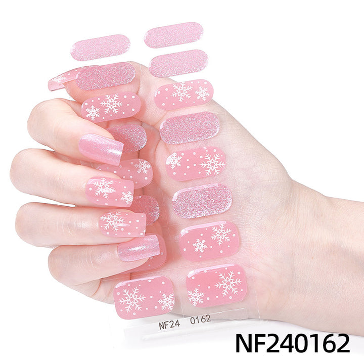 Elegant French Tip Nail Wraps