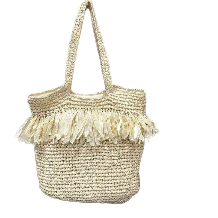 Charming Bast handbag with decorative fringes Kalsten