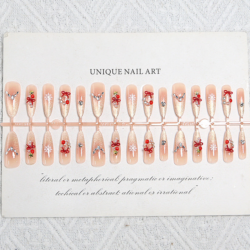 Artificial nail set with festive design Kalsten