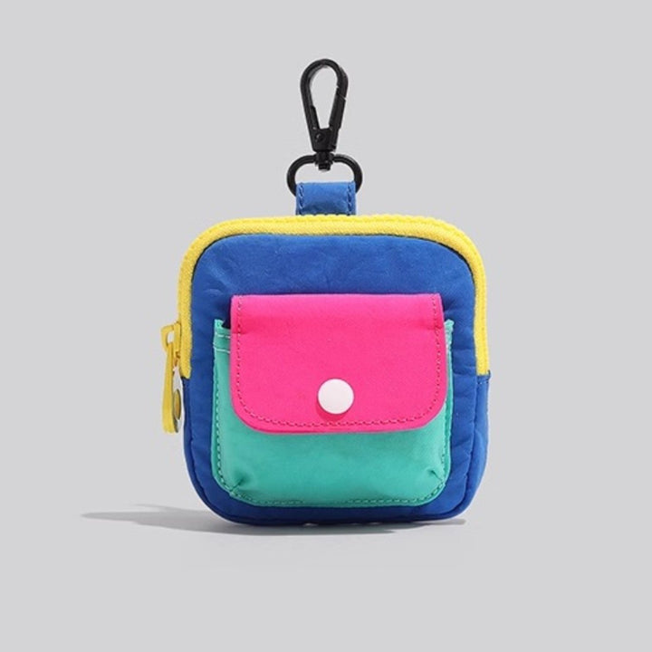 Color-Block Mini Storage Pouch Kalsten