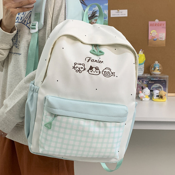 Cute Animal Embroidered Backpack Kalsten