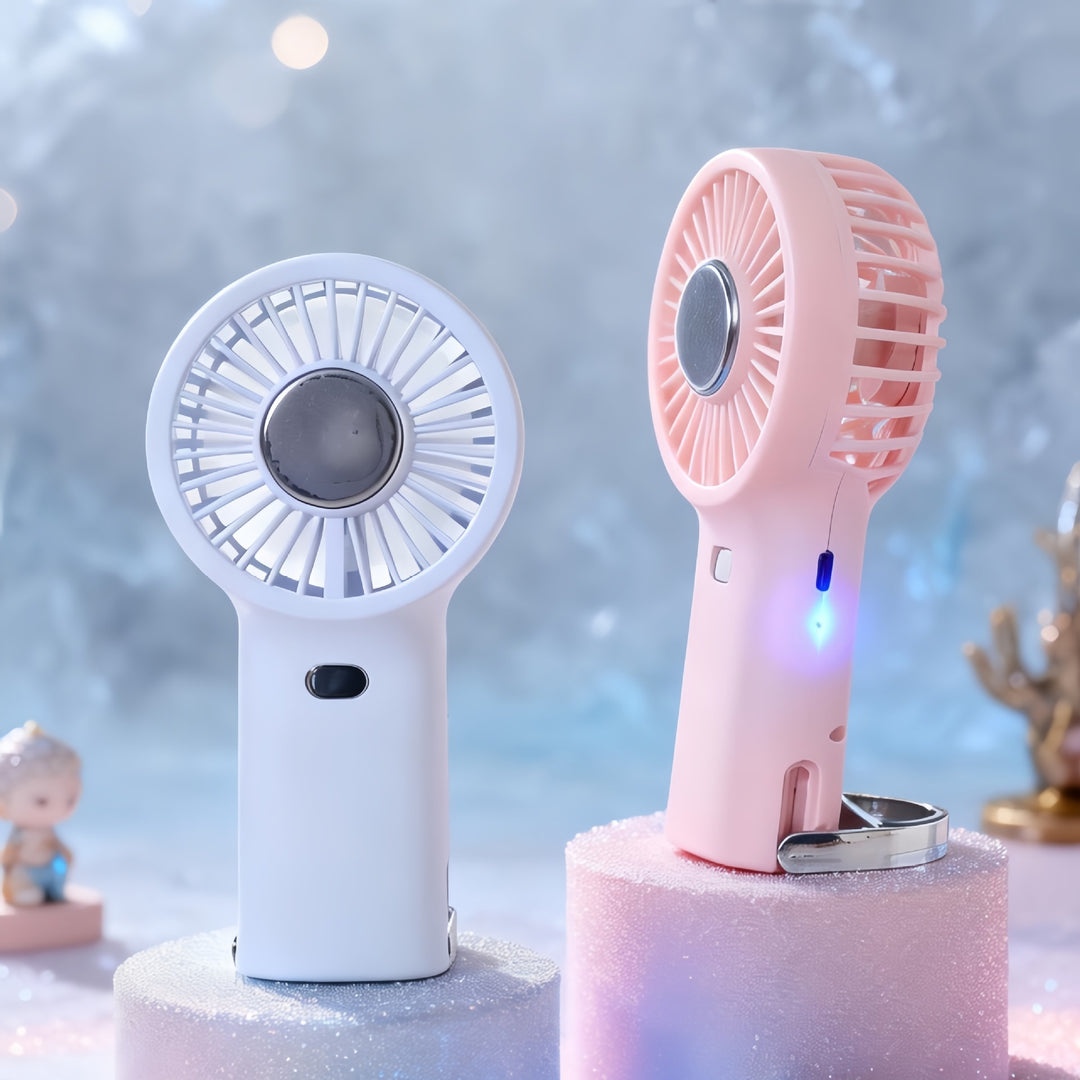 Women Portable Hand Fan with USB Charging Function Kalsten