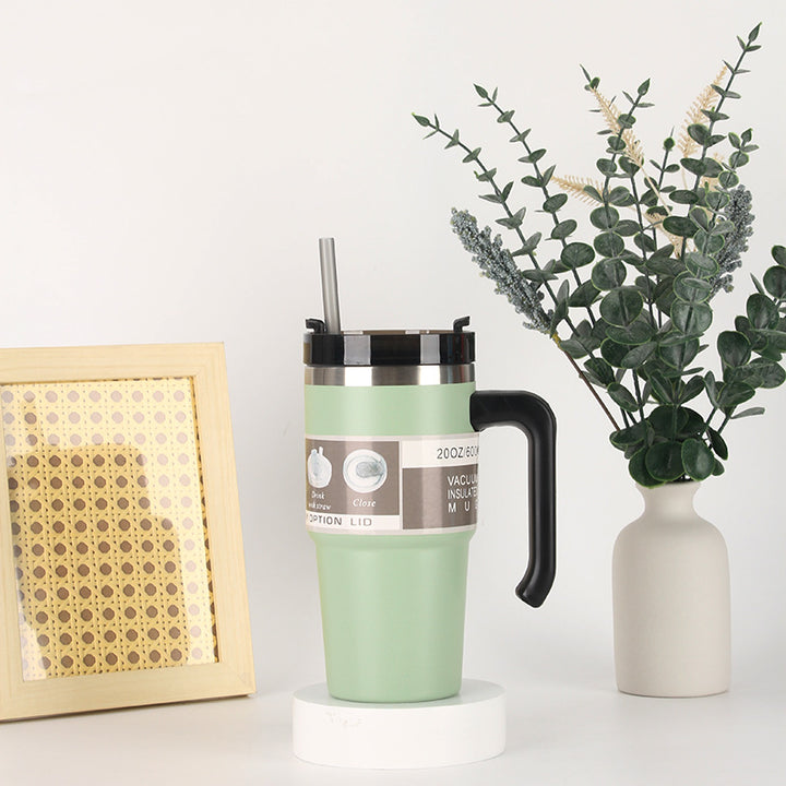 Unisex thermos mug with 3-in-1 drinking options Kalsten
