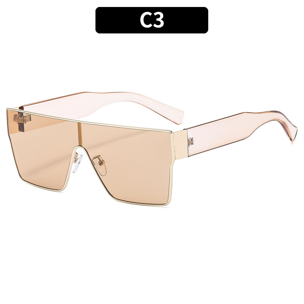 Futuristic Angular Shield Sunglasses