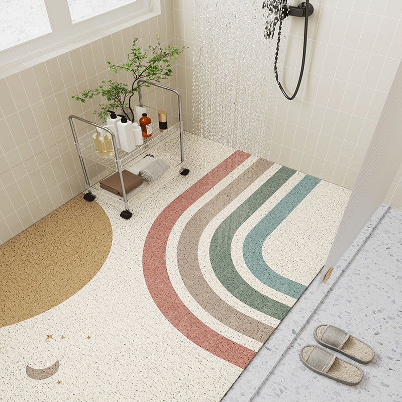 Heart Patterned Soft Bath Mat