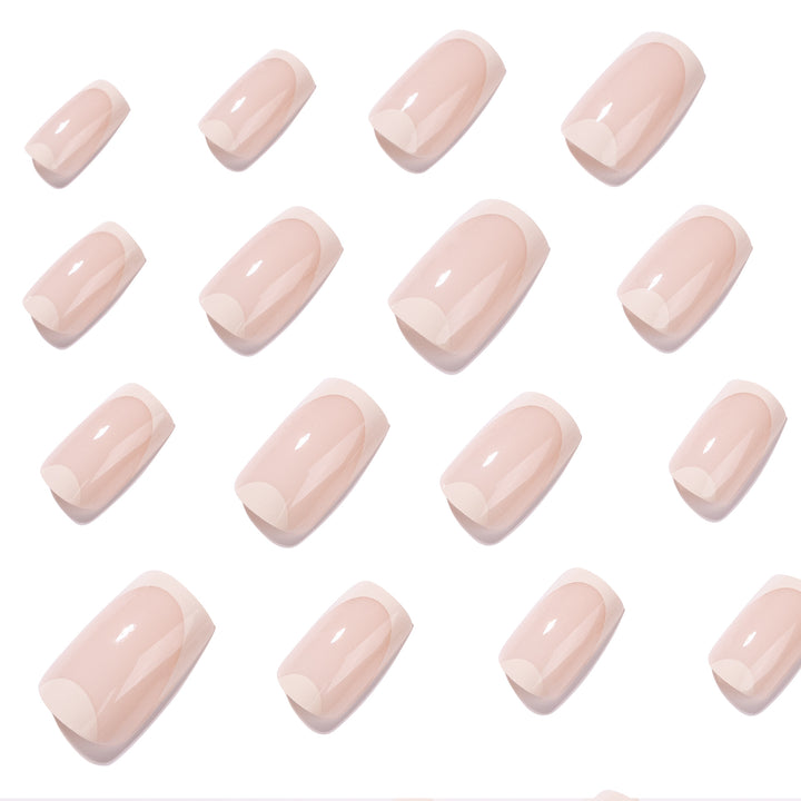 Elegant Nail Art with Translucent French Tip Kalsten