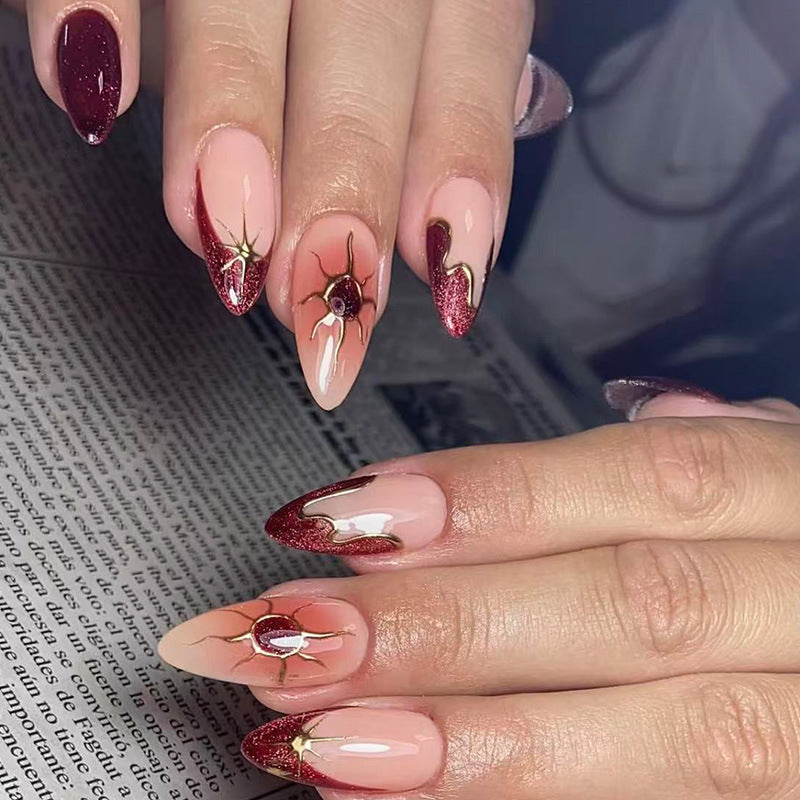 Elegant Pointed Nail Art Extensions Kalsten