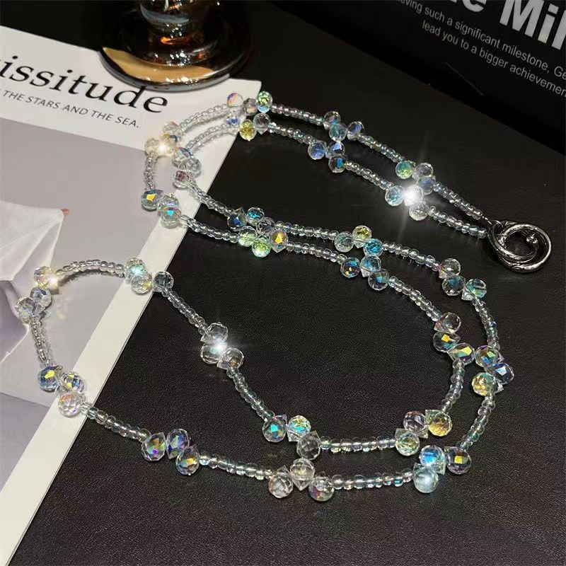 Elegant Crystal Beaded Eyewear Chain Kalsten