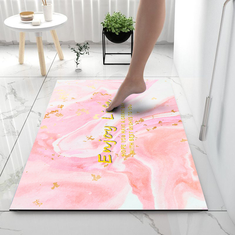 Artistic Printed Bath Mat