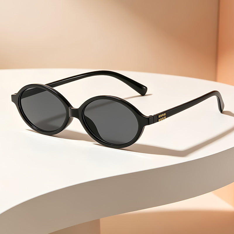 Vintage Oval Frame Sunglasses Kalsten