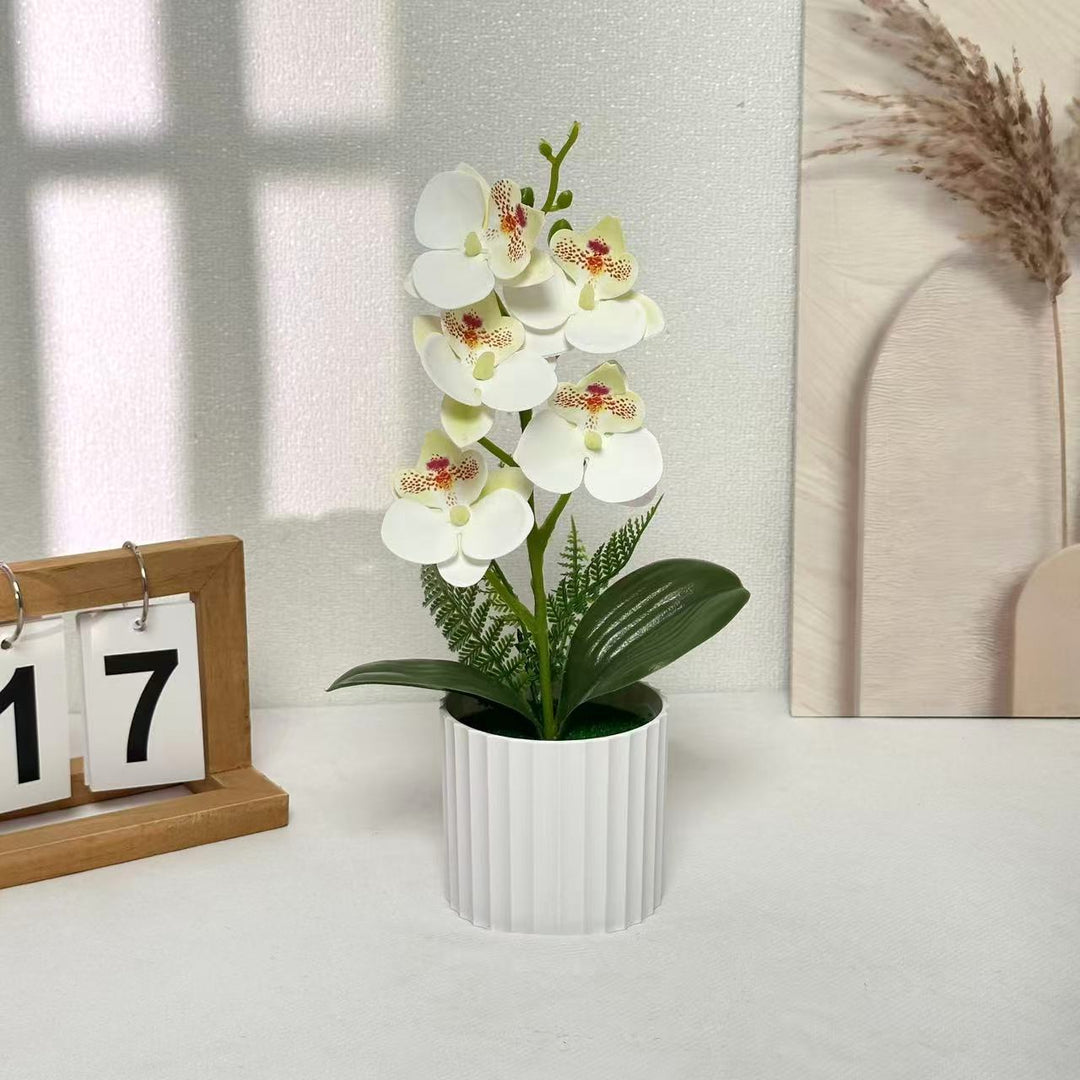 Faux Orchid Arrangement for Indoor Home Decor