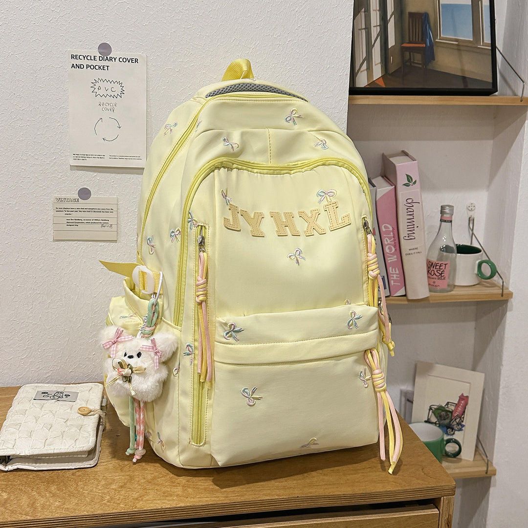Decorative Embroidered Backpack Kalsten