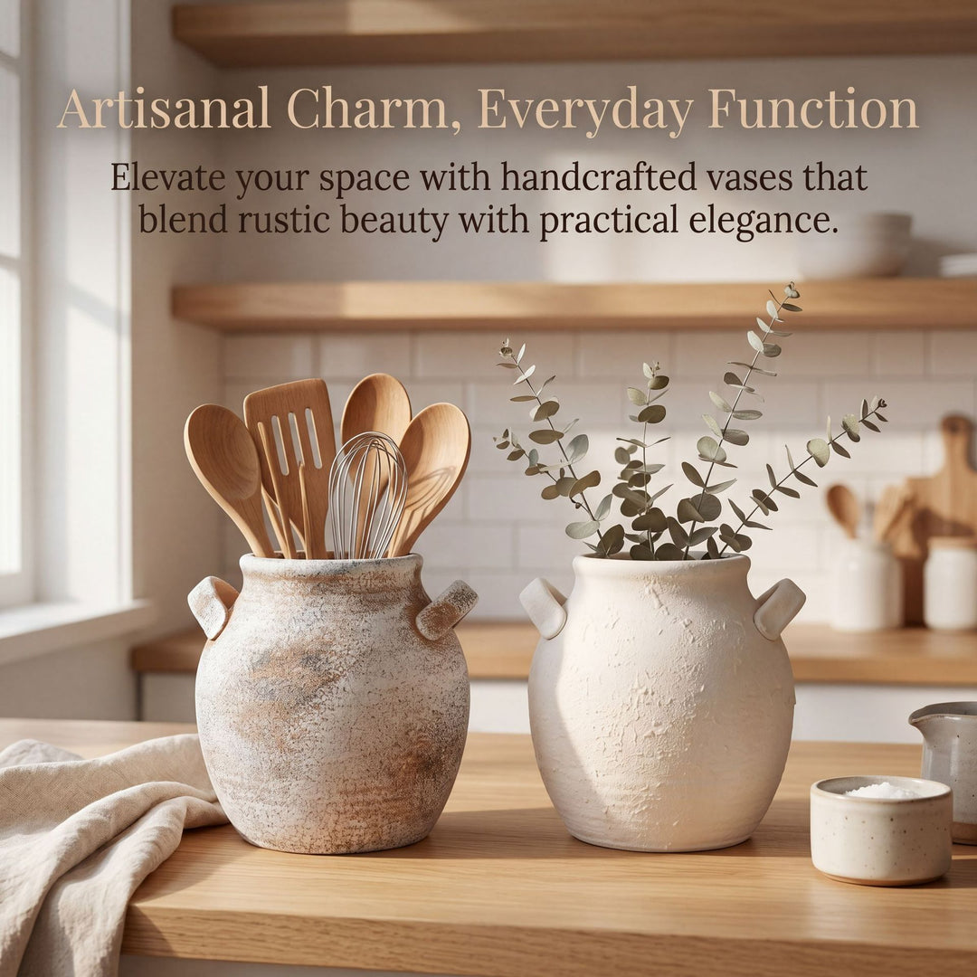 Handcrafted Decorative Ceramic Pot Kalsten