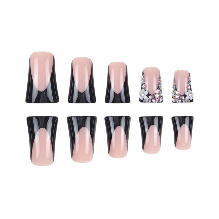 Stiletto Glitter-Embellished Press-On Nails Kalsten