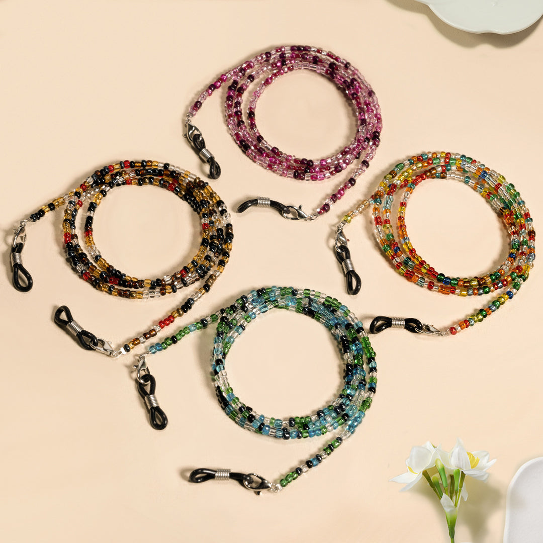 Beaded Eyewear Chain with Secure Clasp Kalsten