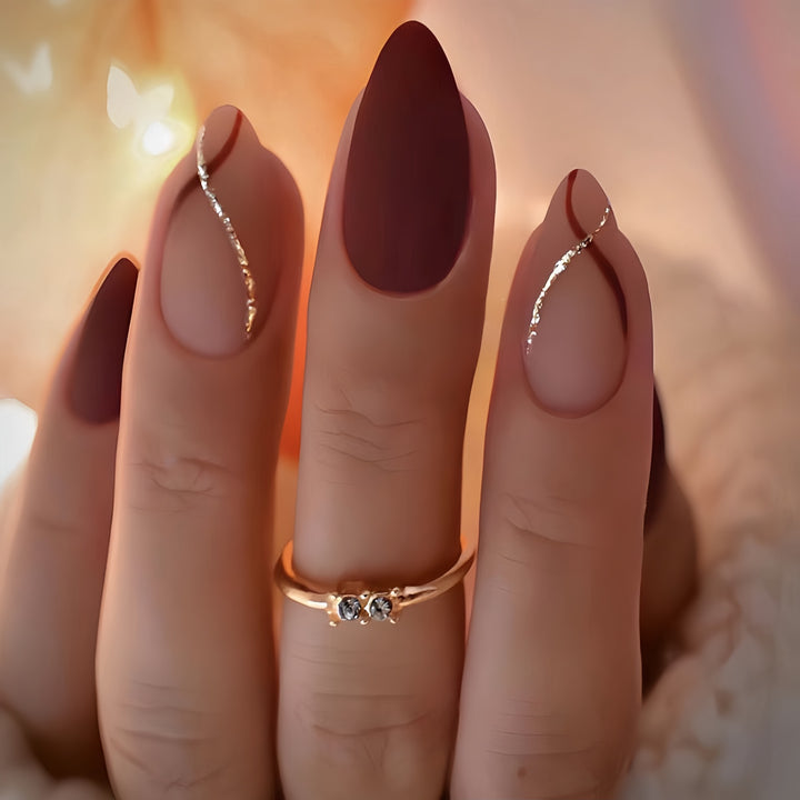 Elegant Stiletto Press-On Nail Set Kalsten